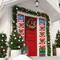 Christmas Door Banner Christmas Candy Decorations Peppermint Porch Sign Banner(red and white)70.8"L x 11.81"W